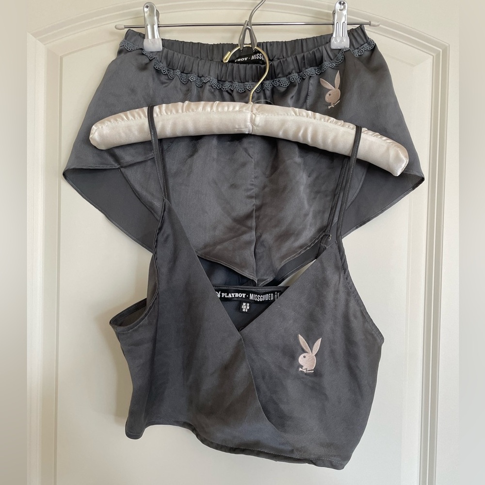 Playboy x missguided two piece set